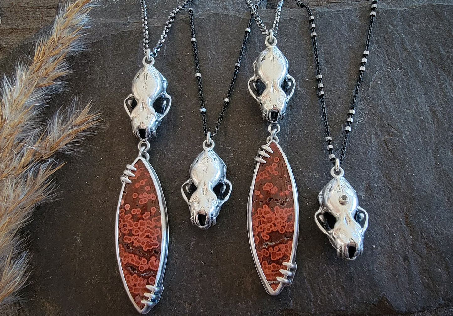Bat Skull Necklace