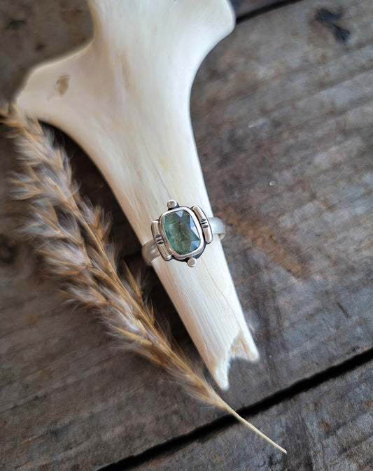 Moss Green Kyanite Ring 2