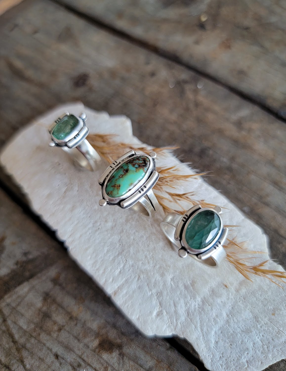 Moss Green Kyanite Ring 1