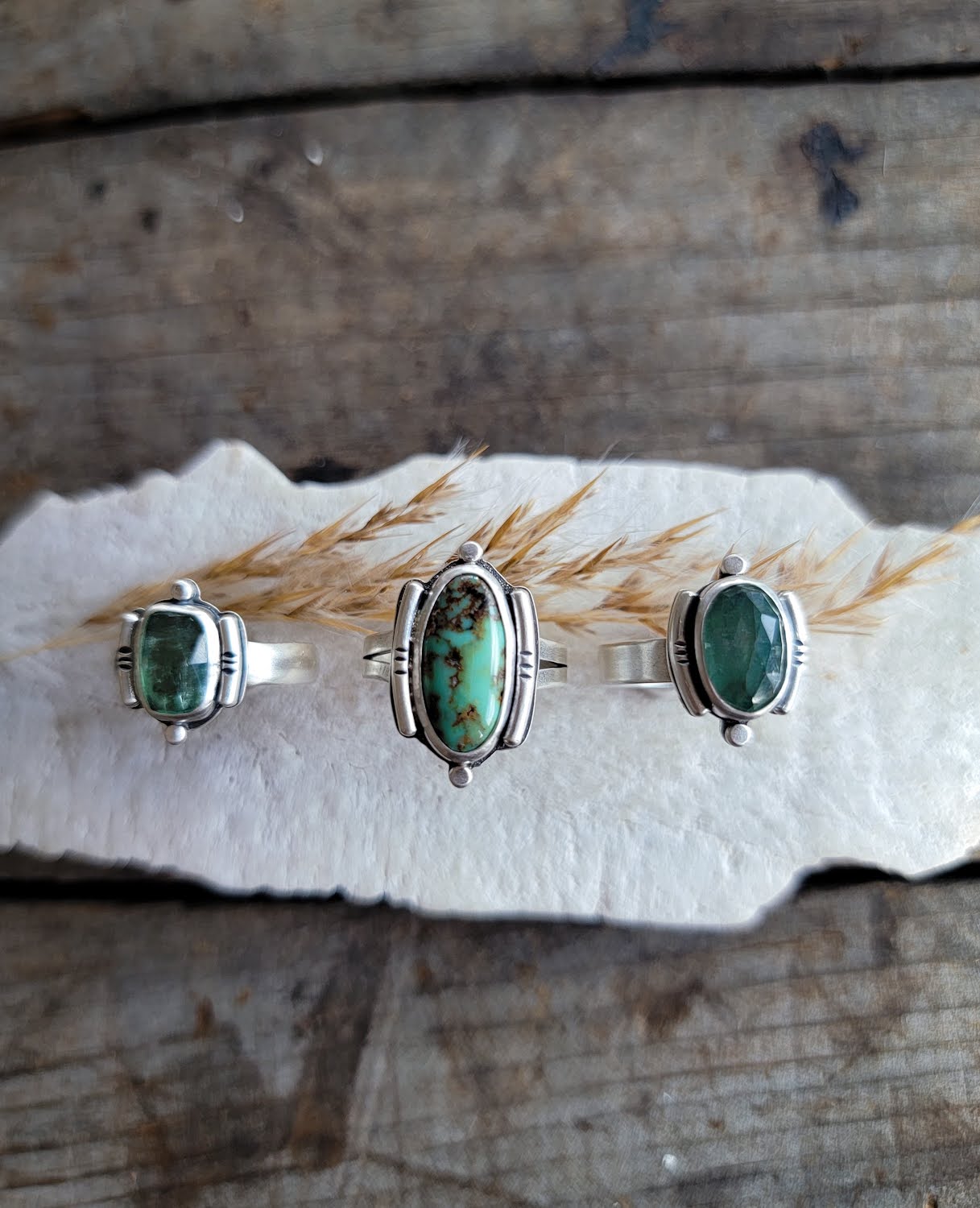 Moss Green Kyanite Ring 2