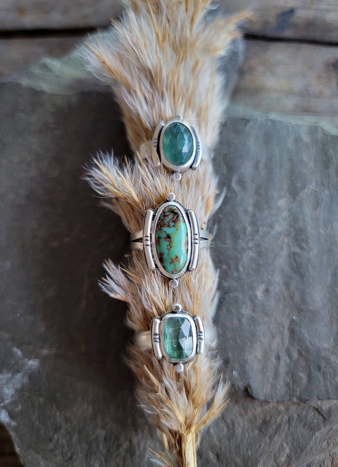Moss Green Kyanite Ring 2