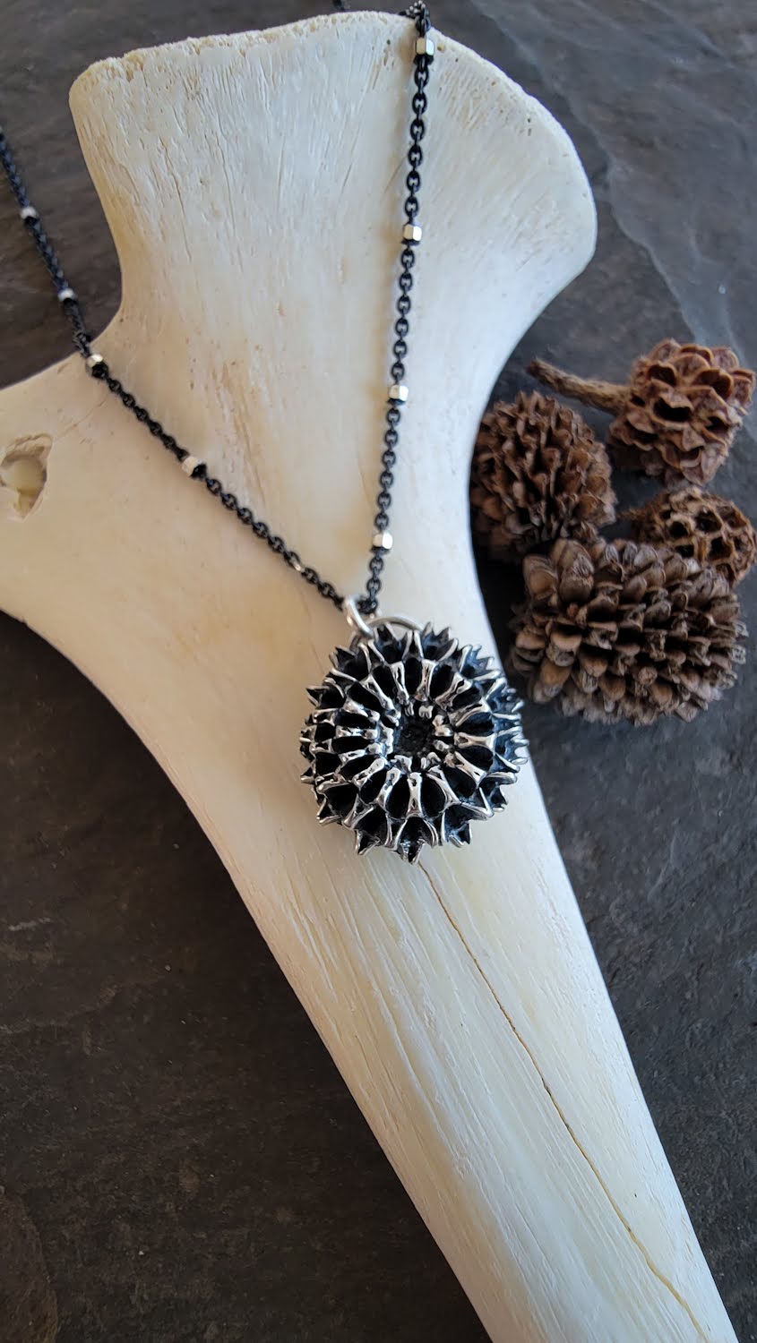 Iron Wood Pod Necklace