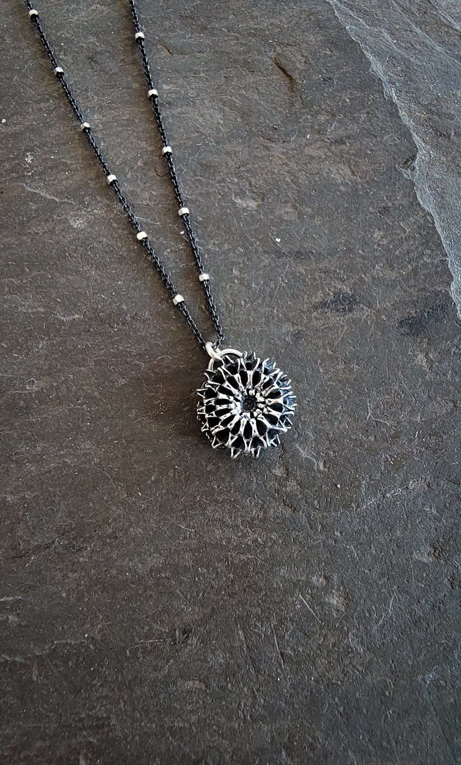 Iron Wood Pod Necklace