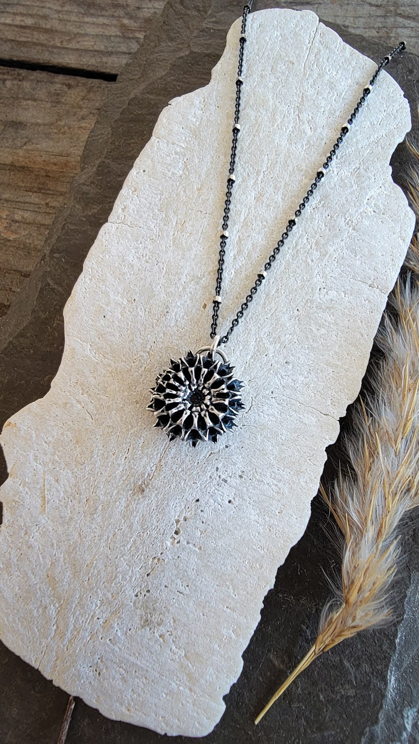 Iron Wood Pod Necklace