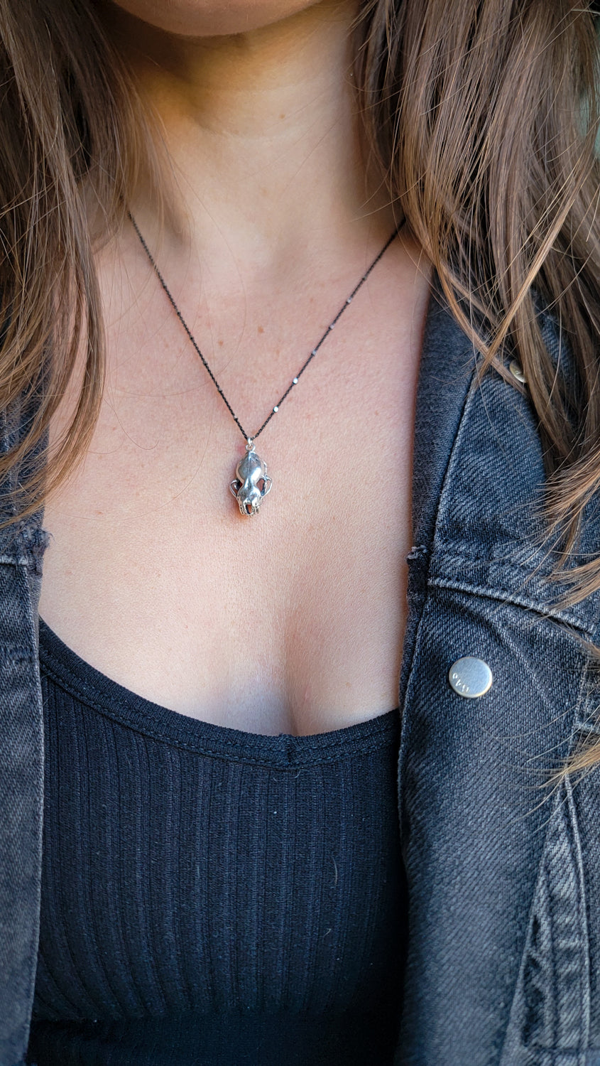 Bat Skull Necklace