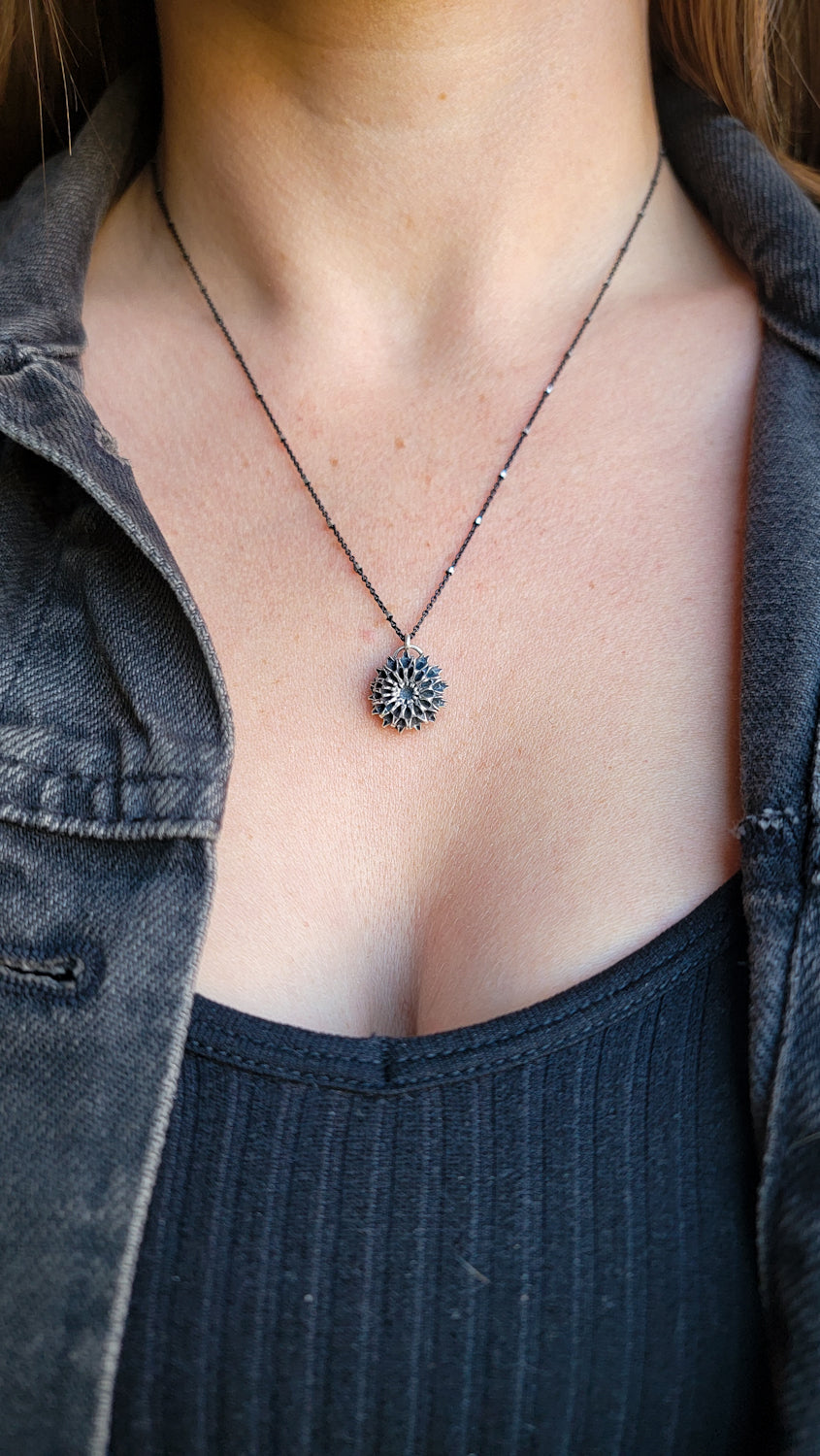 Iron Wood Pod Necklace