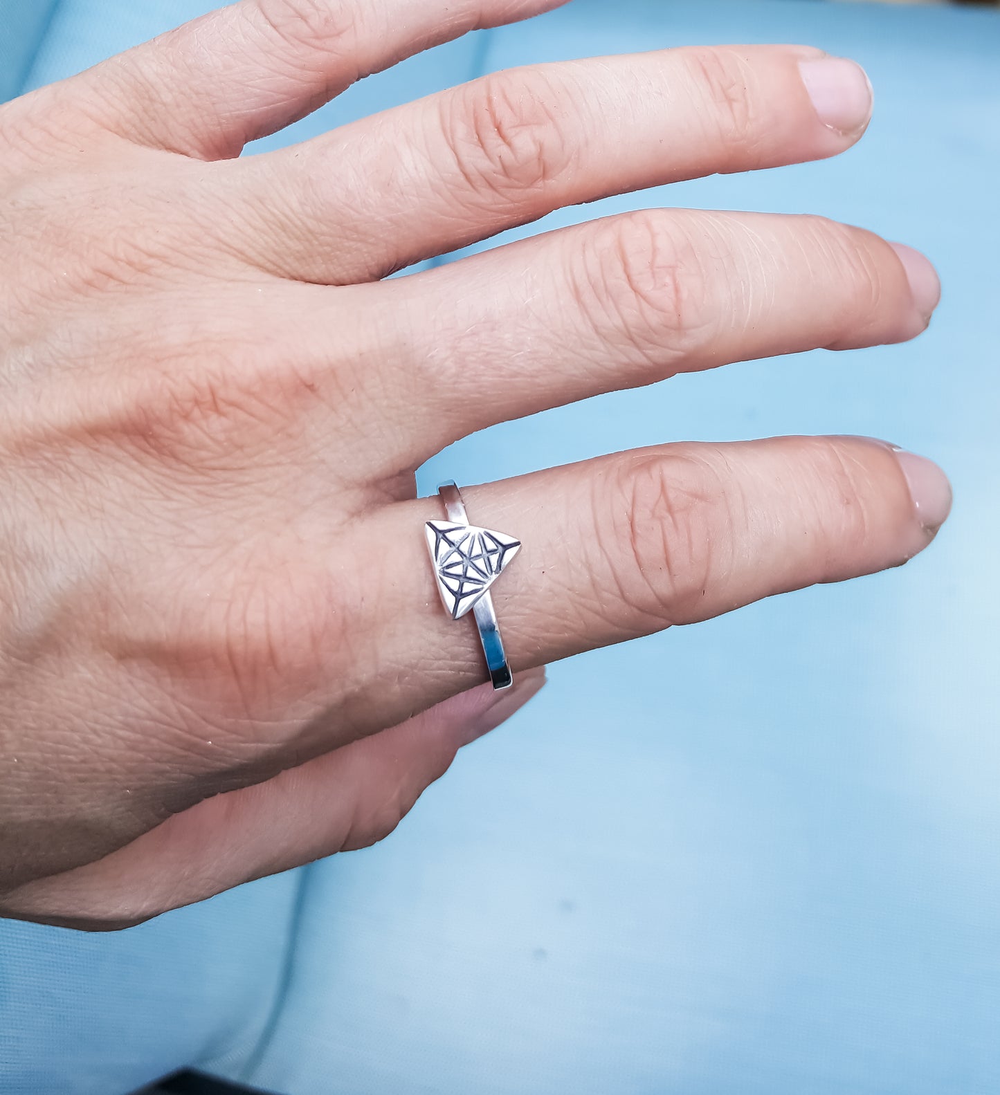Custom Triangle Ring