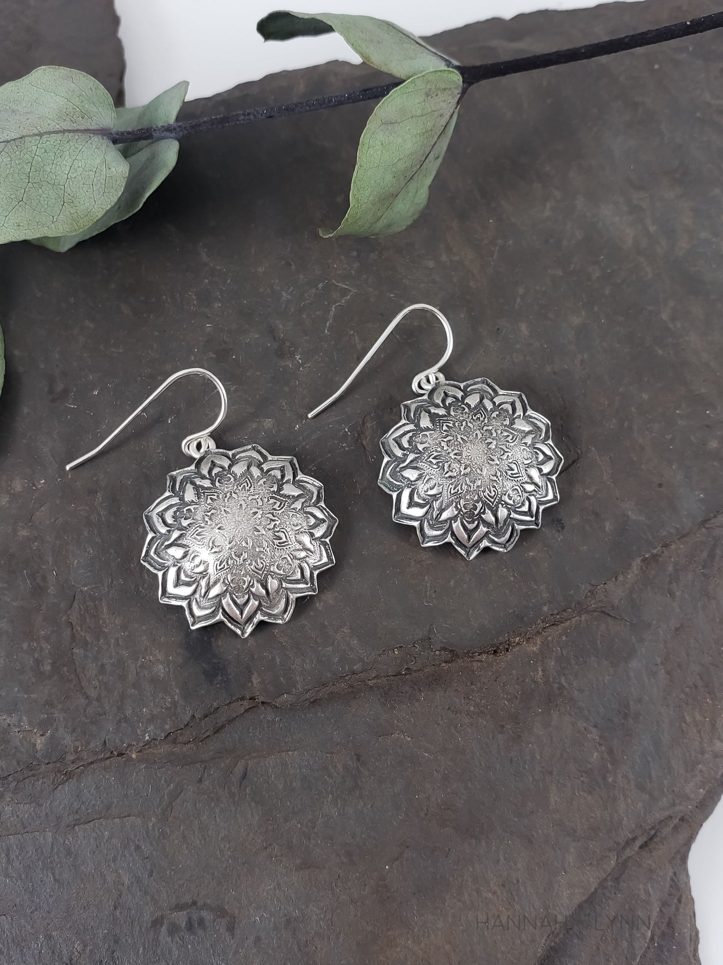 Domed Mandala Earrings