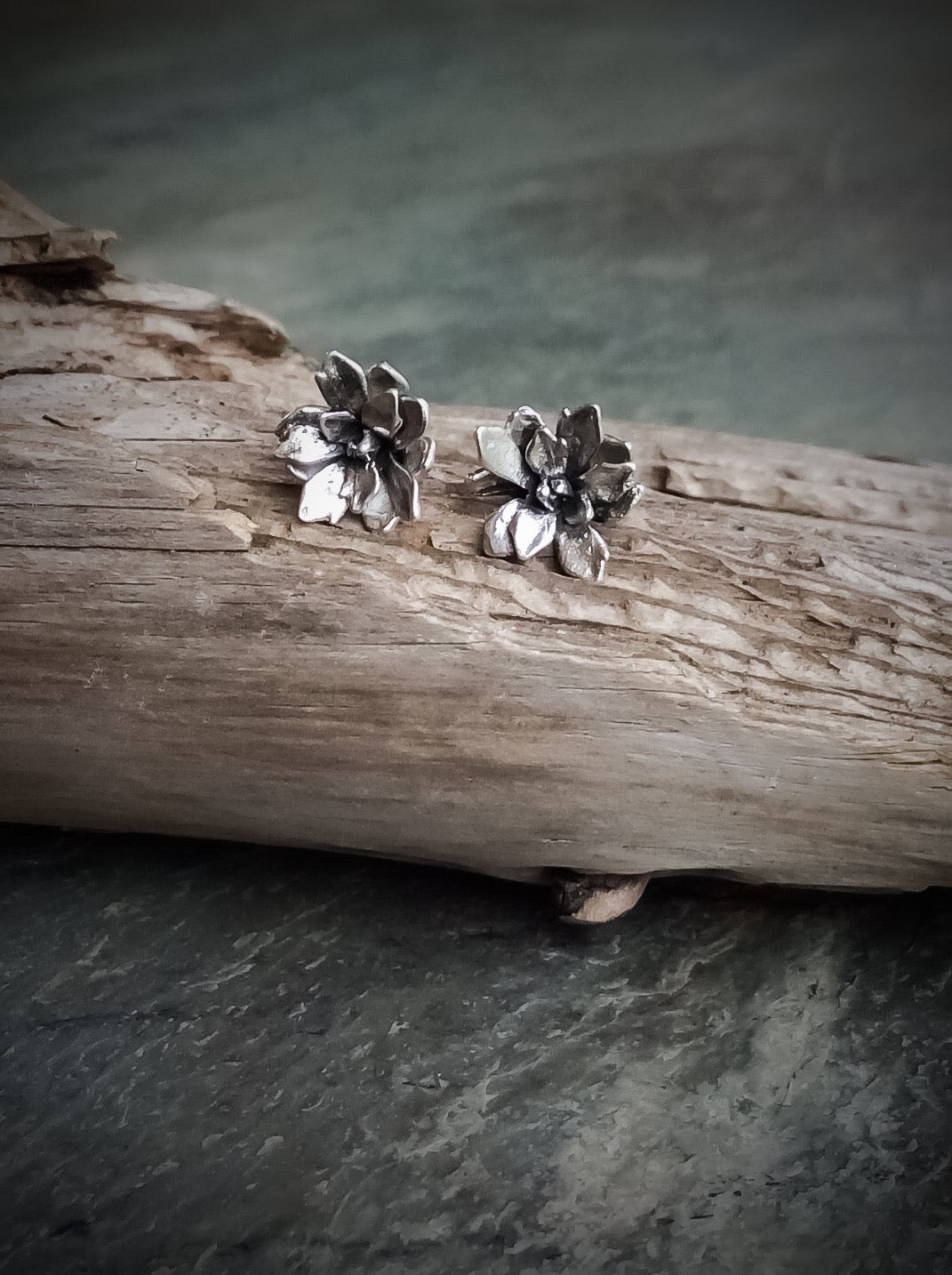 Floral Blossom Stud Earrings