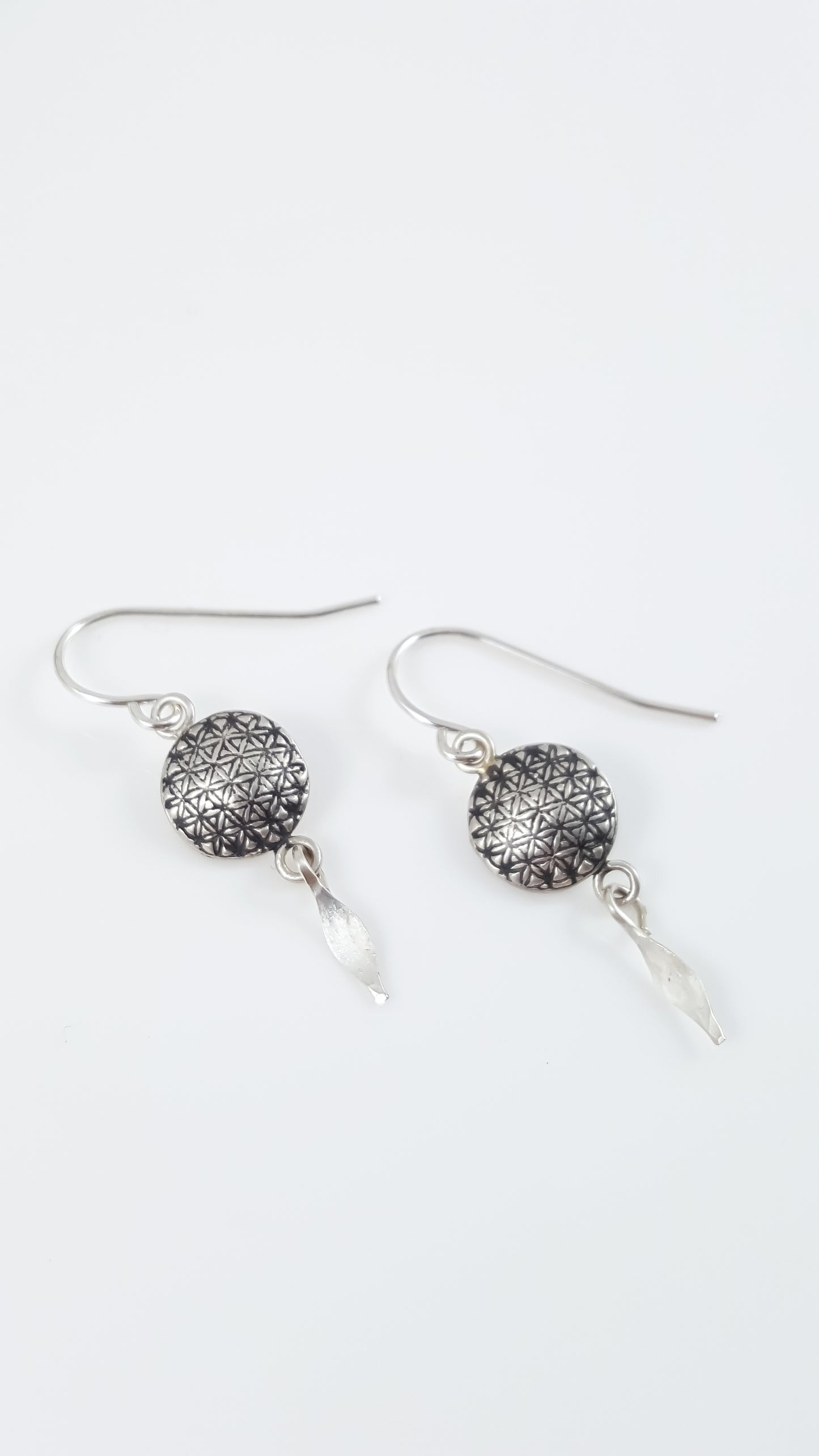 Flower of Life Drop Earrings