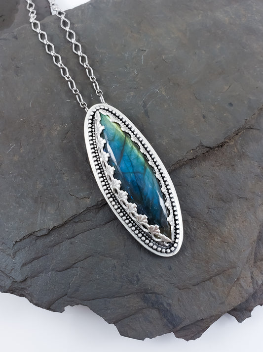 Labradorite Statement Necklace