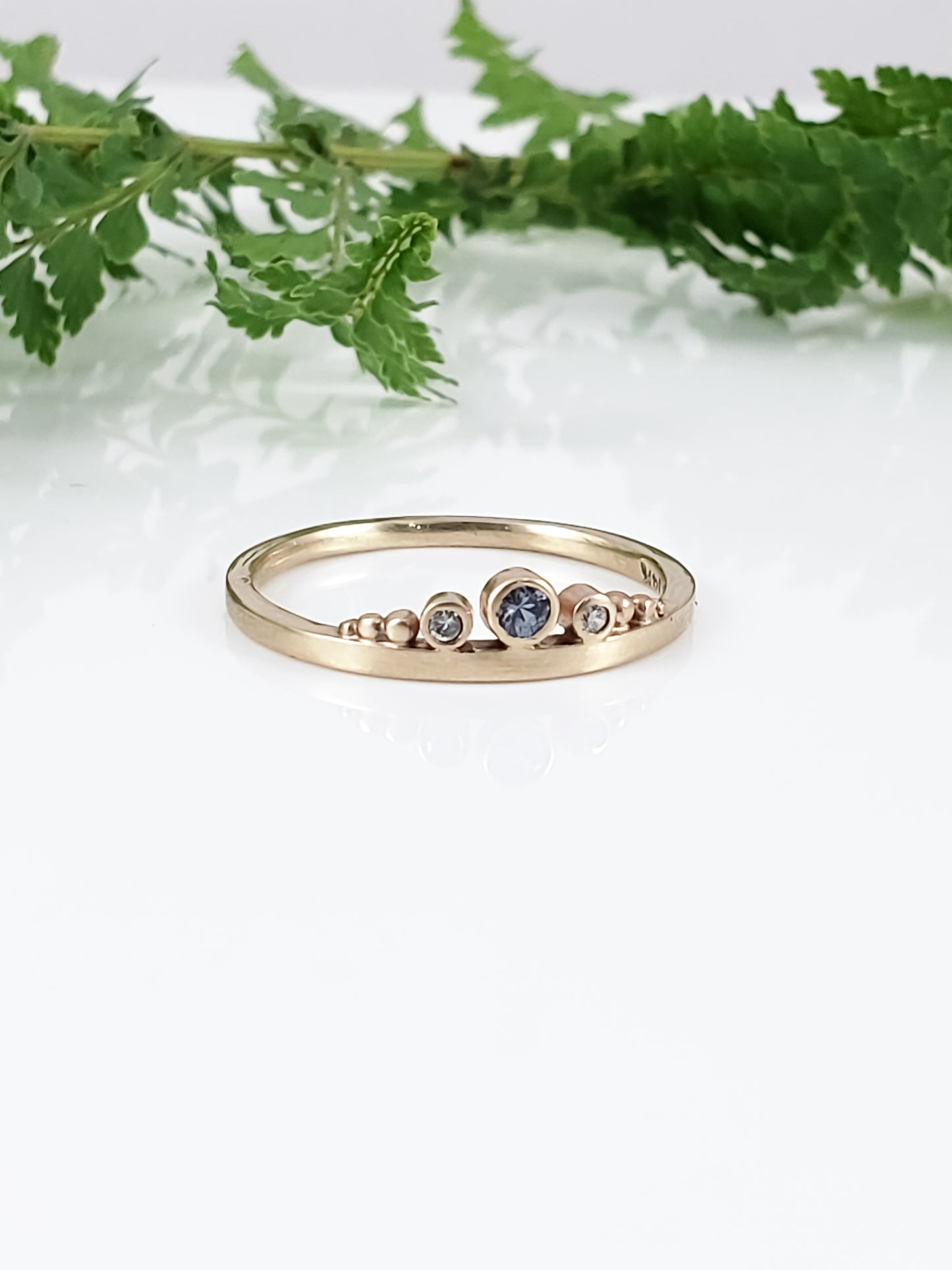 Montana Sapphire Diamond Ring