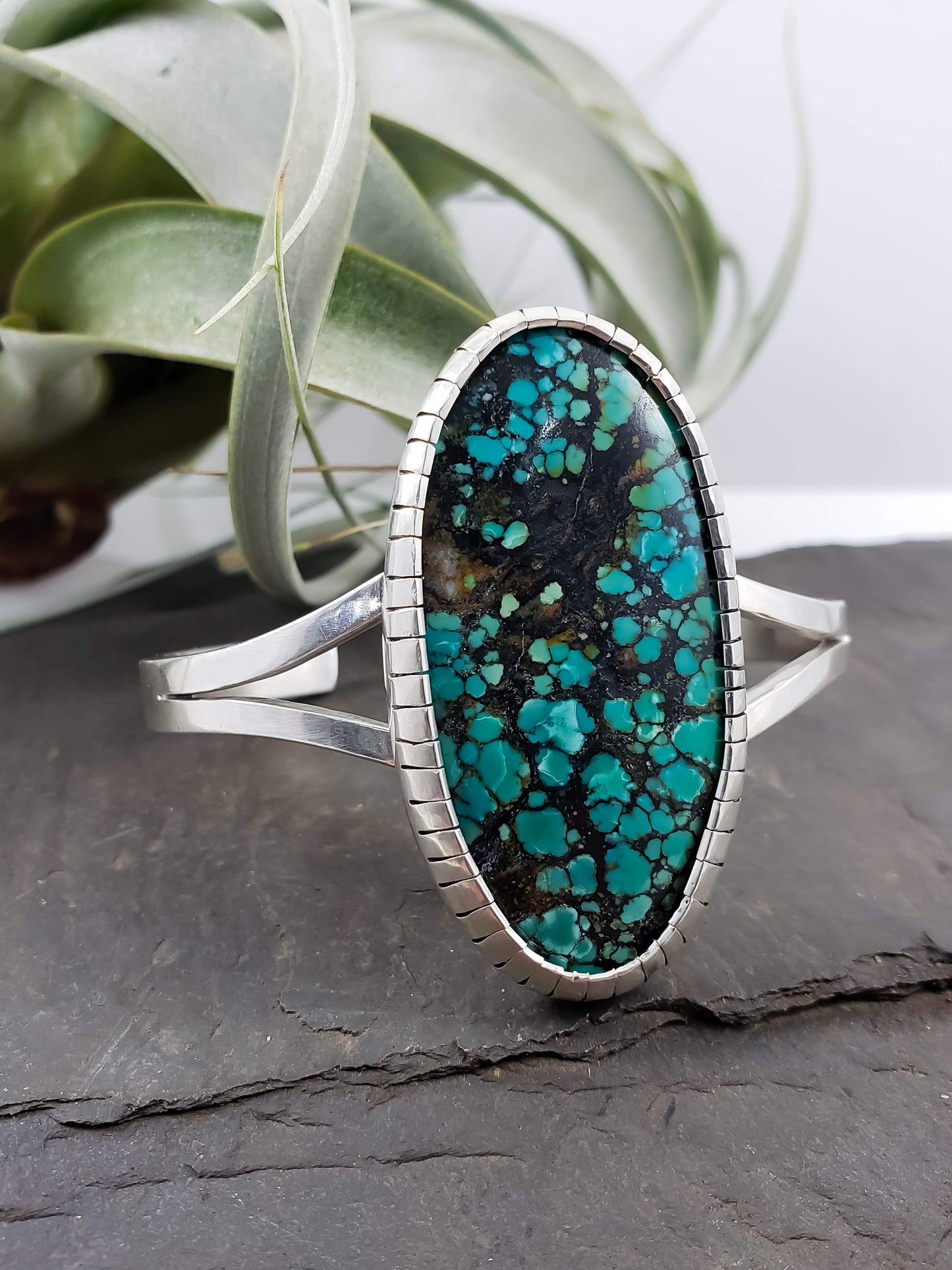New Lander Turquoise Statement Cuff Bracelet