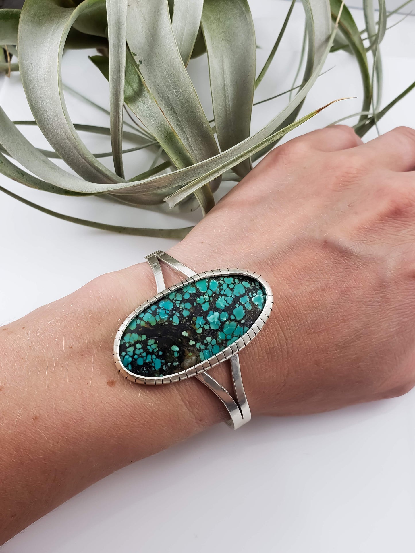 New Lander Turquoise Statement Cuff Bracelet