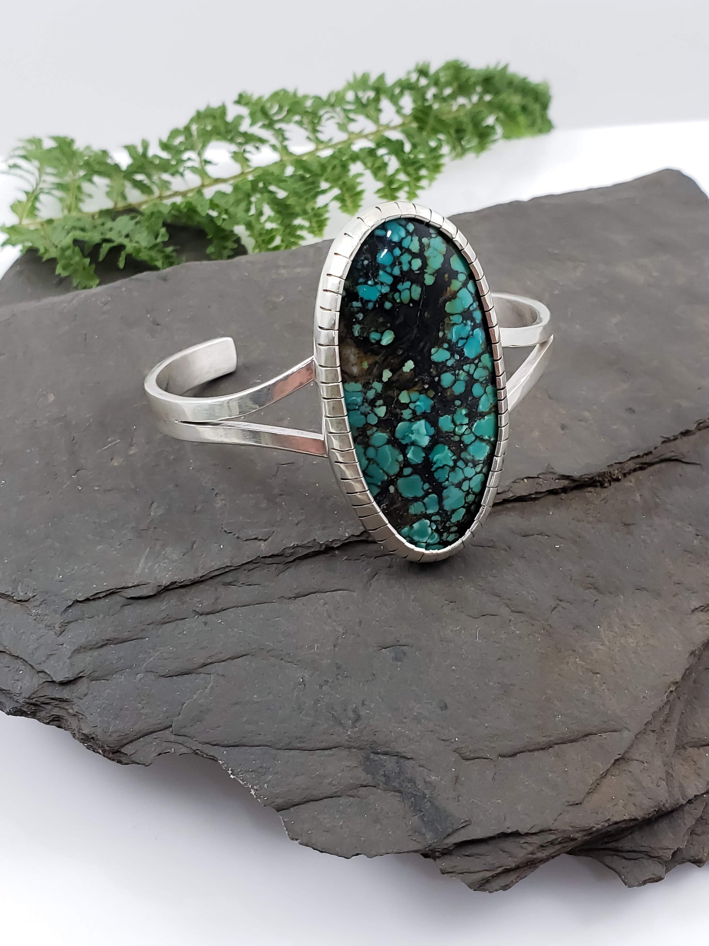 New Lander Turquoise Statement Cuff Bracelet