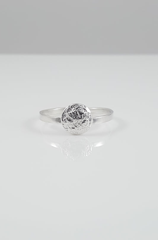 Custom Order Reserved for Holly // Sterling Silver Moon Ring