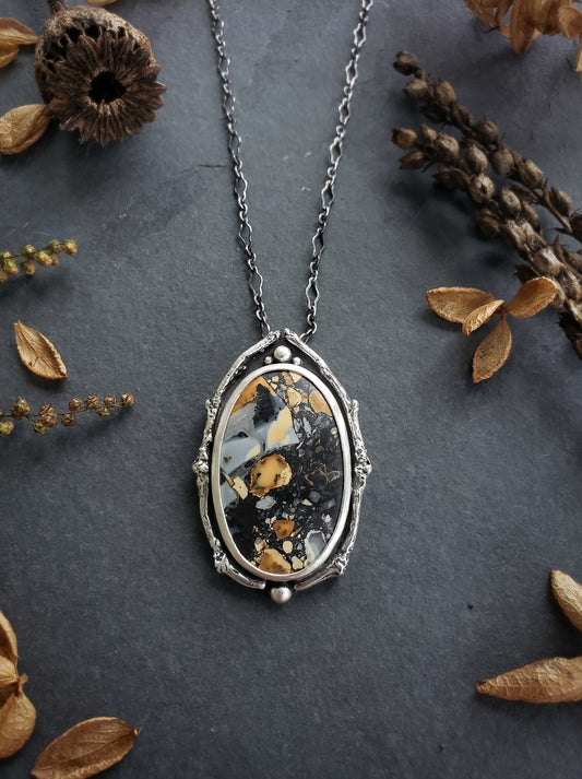 Maligano Jasper Autumn Woods Necklace