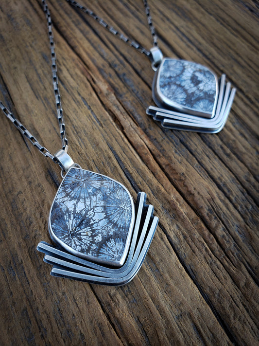 Agatized Coral Necklace