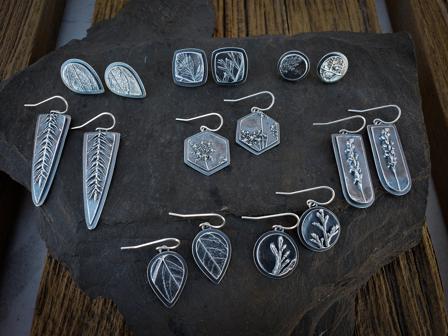 Botanical Earrings- Round