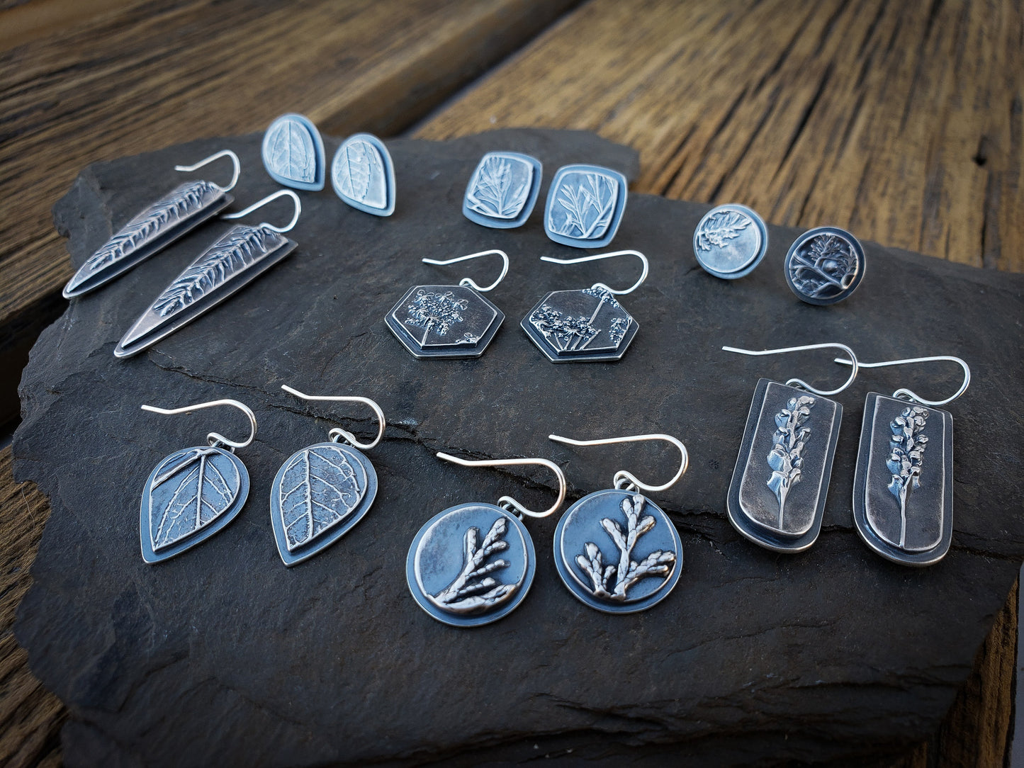 Botanical Earrings- Triangle
