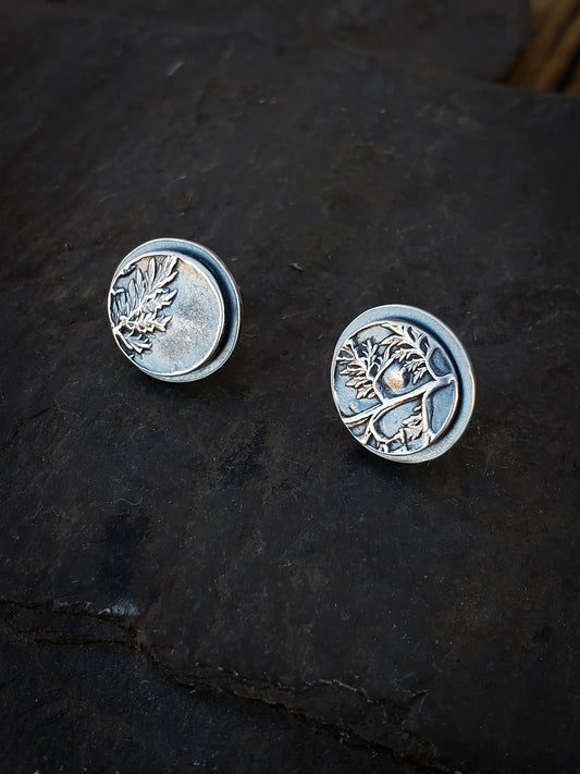 Botanical Earrings - Round Stud