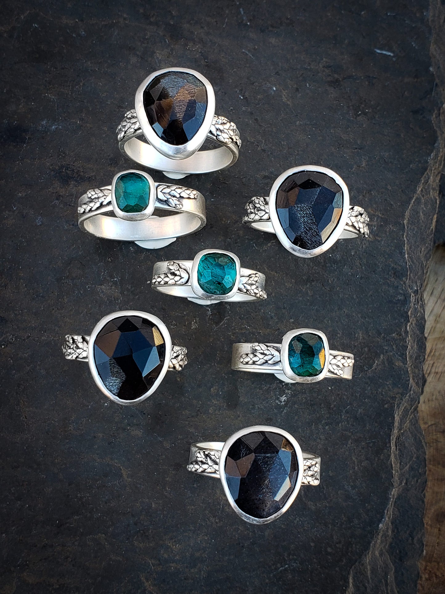 Green Tourmaline Juniper Ring