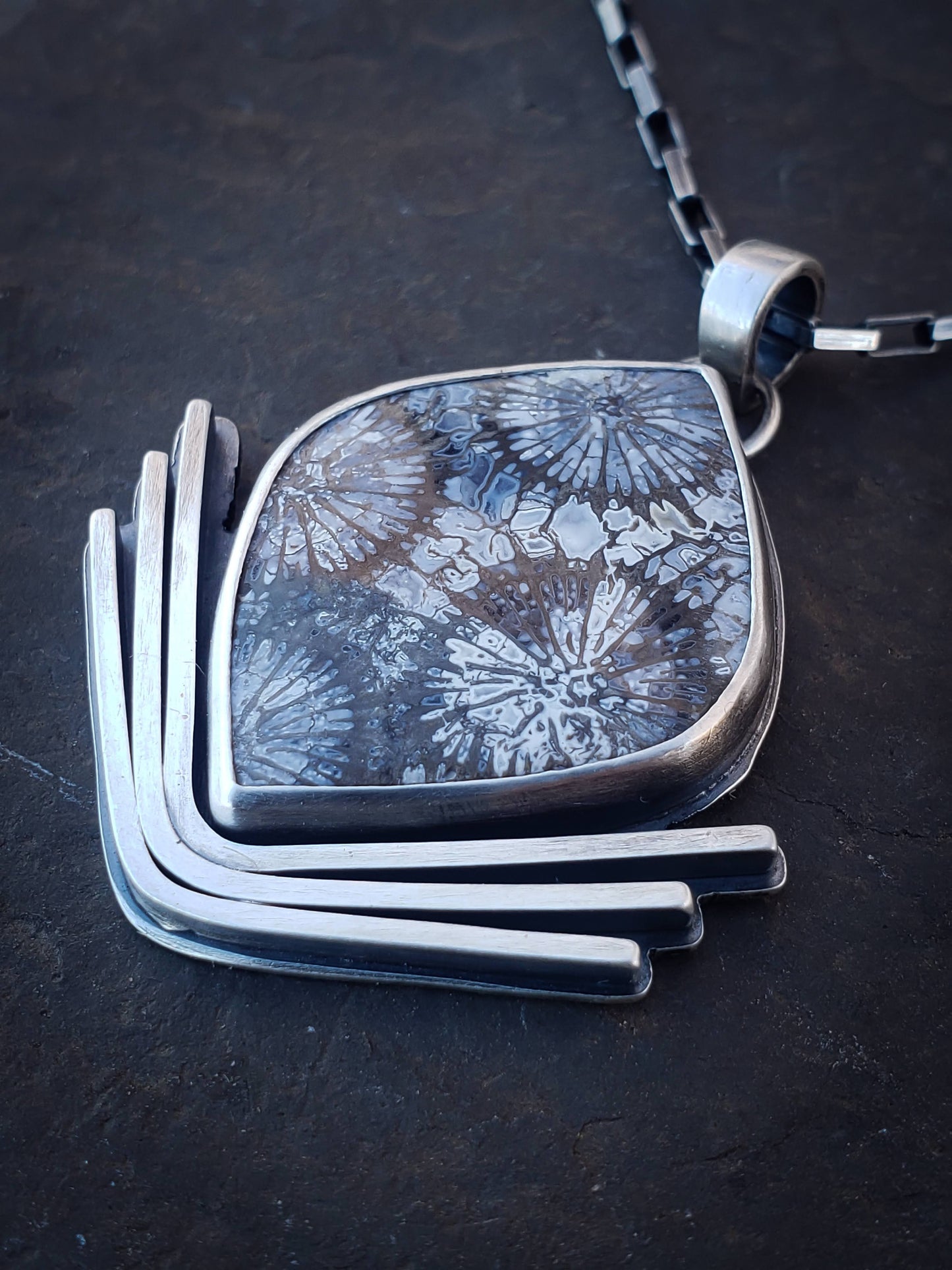 Agatized Coral Necklace