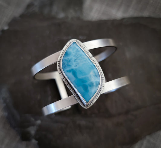 Larimar Cuff Bracelet