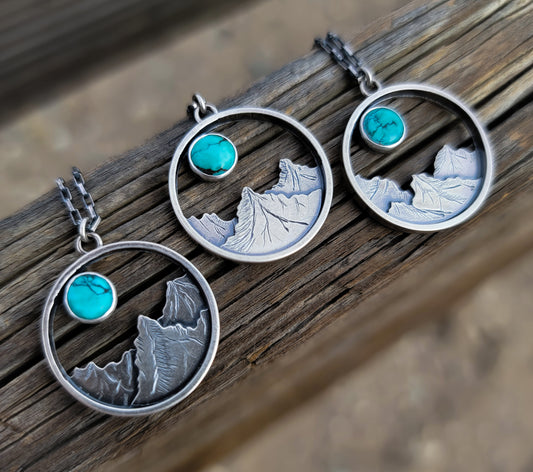 Blue Moon Ridge Turquoise Necklace
