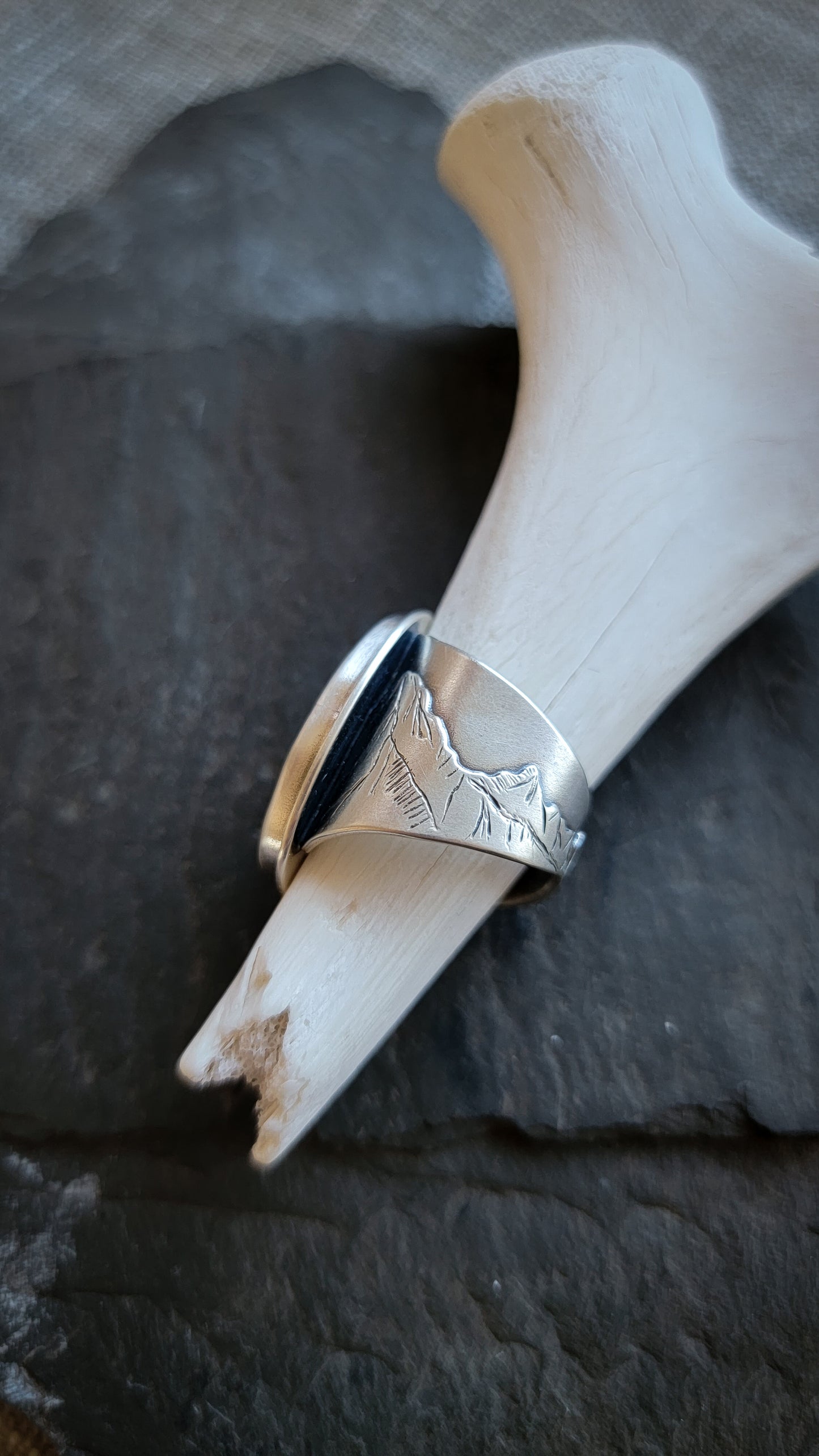 Giraffe Turquoise "Cascades" Ring