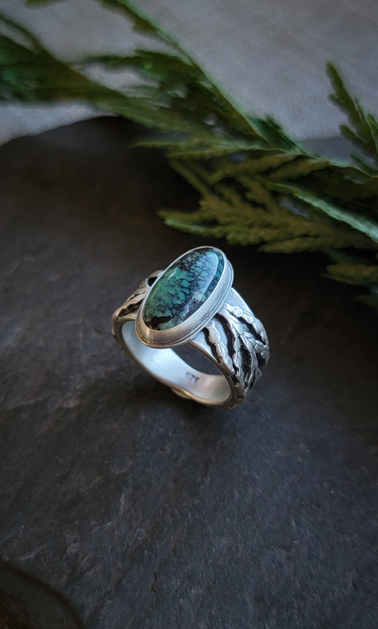 New Lander Turquoise Cedar Ring