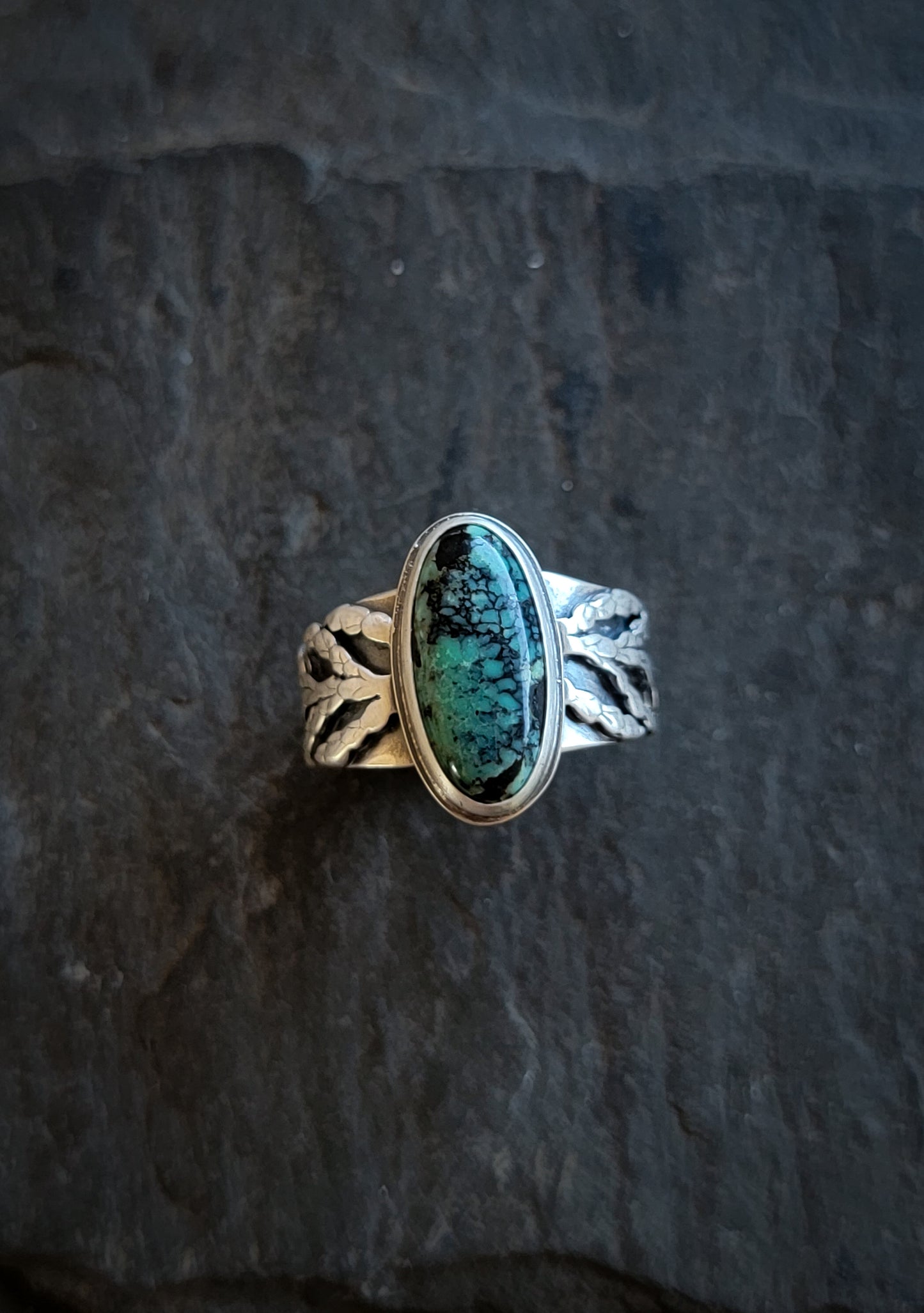New Lander Turquoise Cedar Ring
