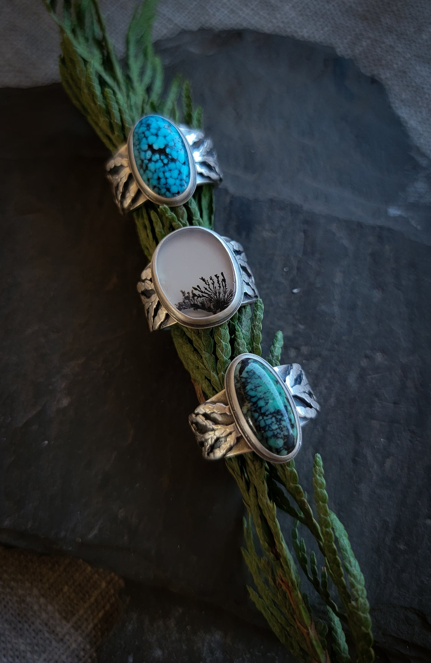New Lander Turquoise Cedar Ring