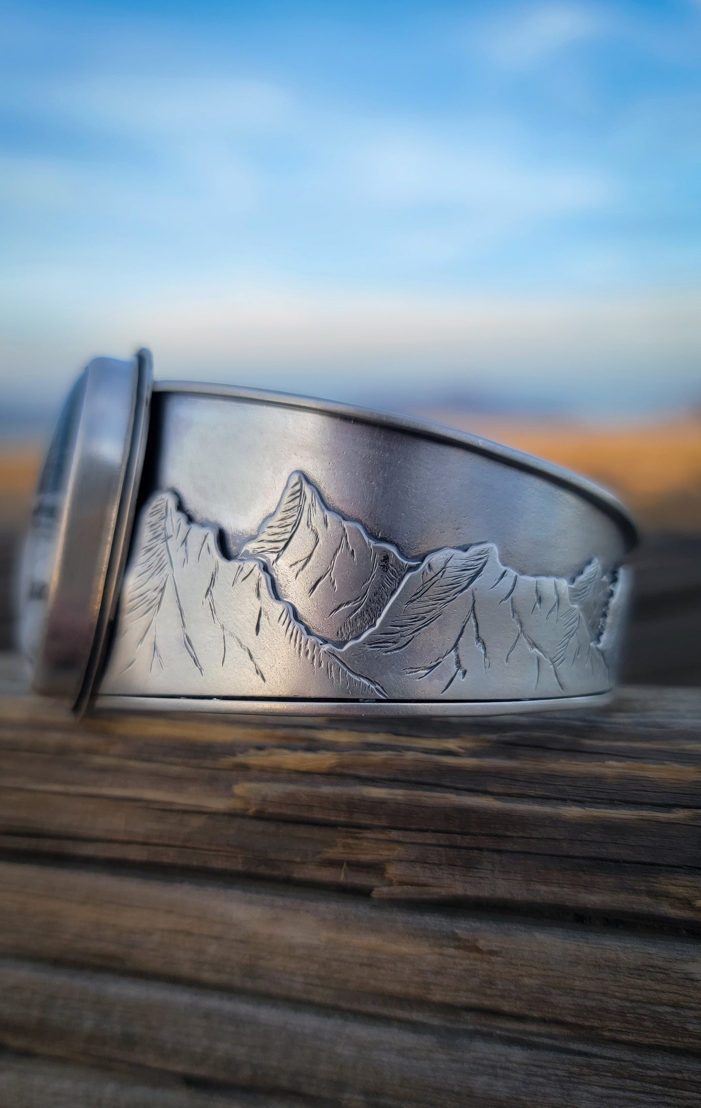 White Buffalo Turquoise Cascades Cuff Bracelet