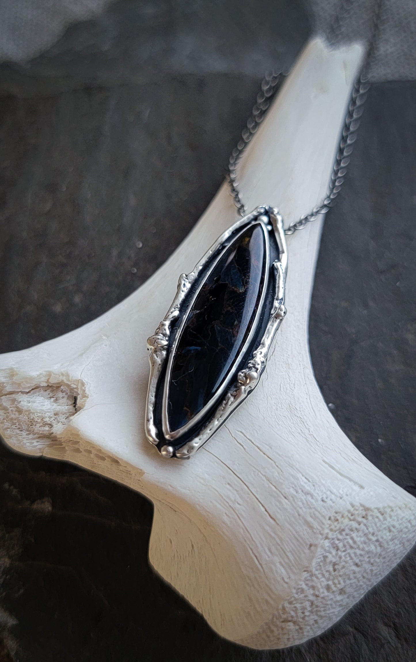 Petersite "Winter in the Woods" Necklace