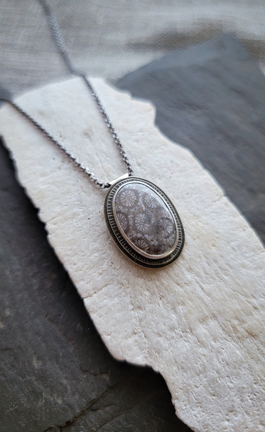 Fossilized Coral Necklace