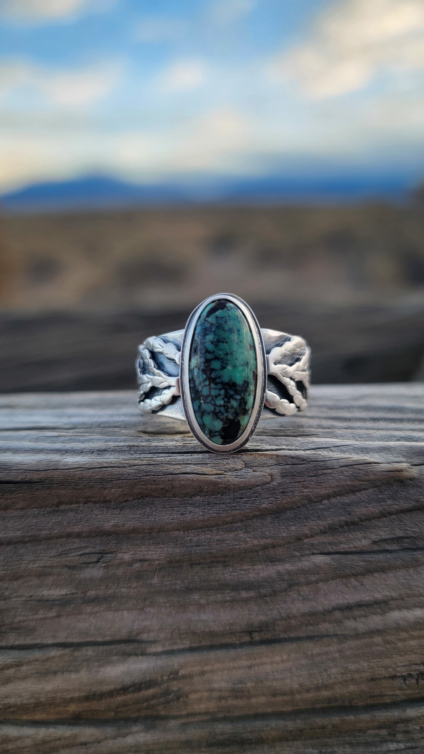 New Lander Turquoise Cedar Ring