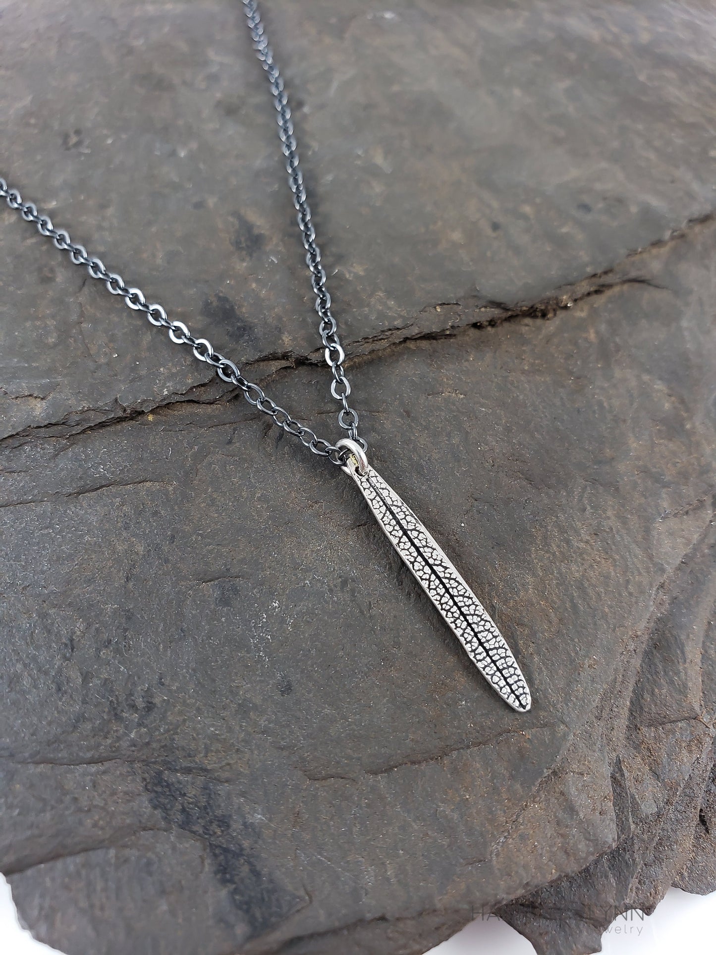 Rosemary Leaf Spike Necklace