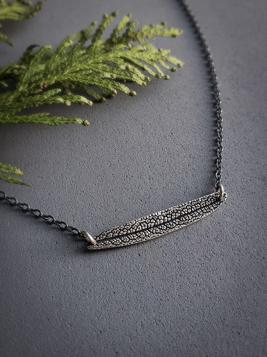 Rosemary Leaf Bar Necklace