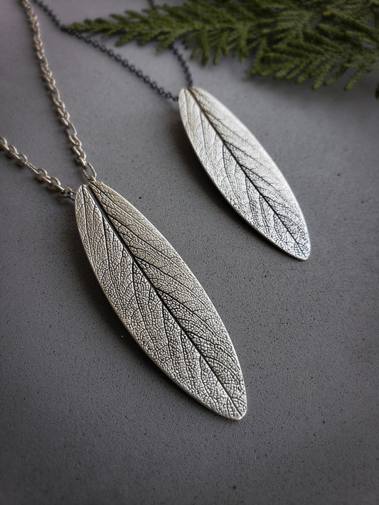 Sage Leaf Necklace