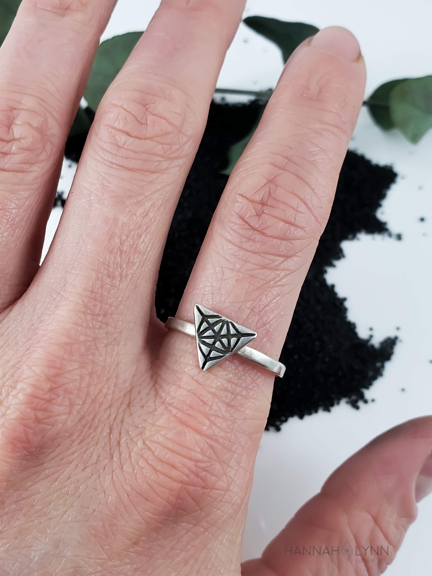 Triangle Merkaba Ring