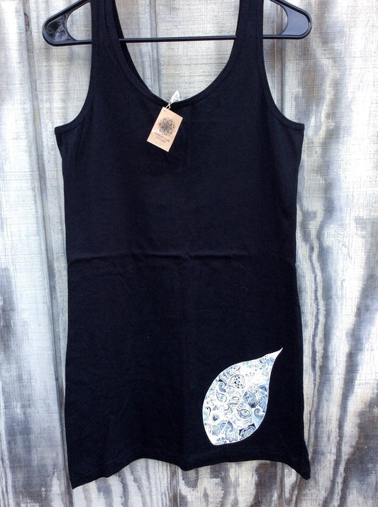 Woman's Paisley Leaf Dress