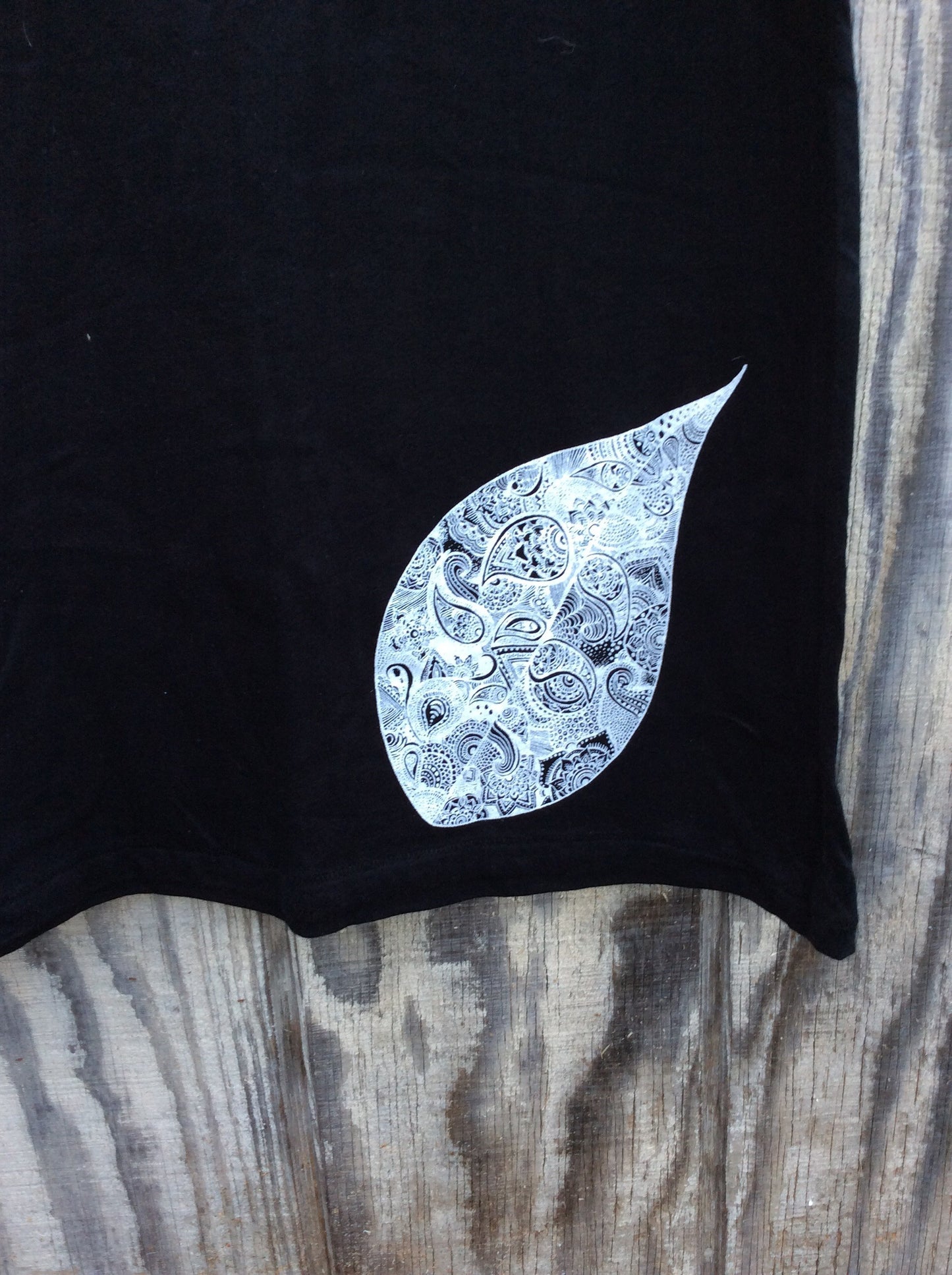 Woman's Paisley Leaf Dress