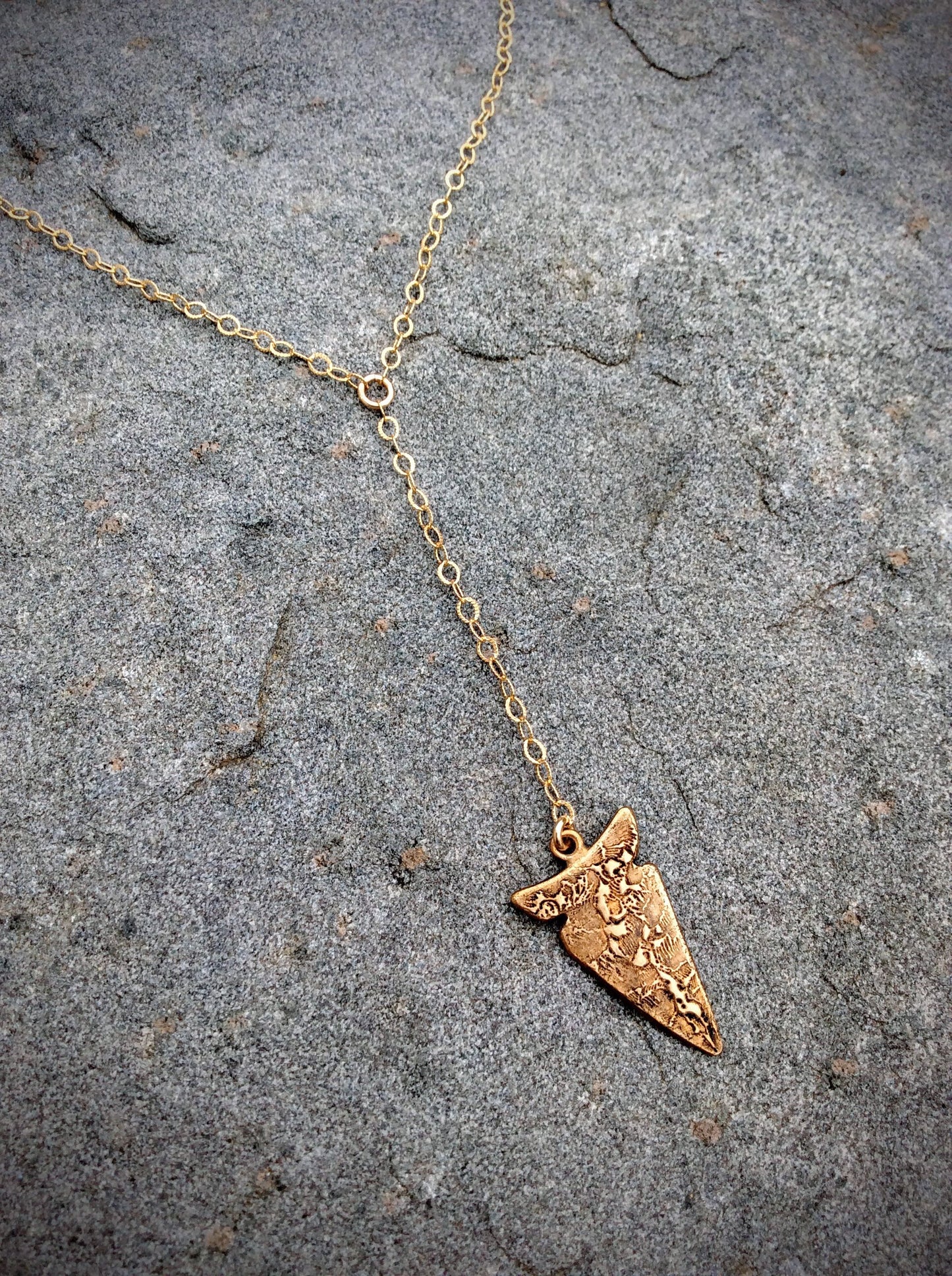 Arrowhead Lariat Necklace