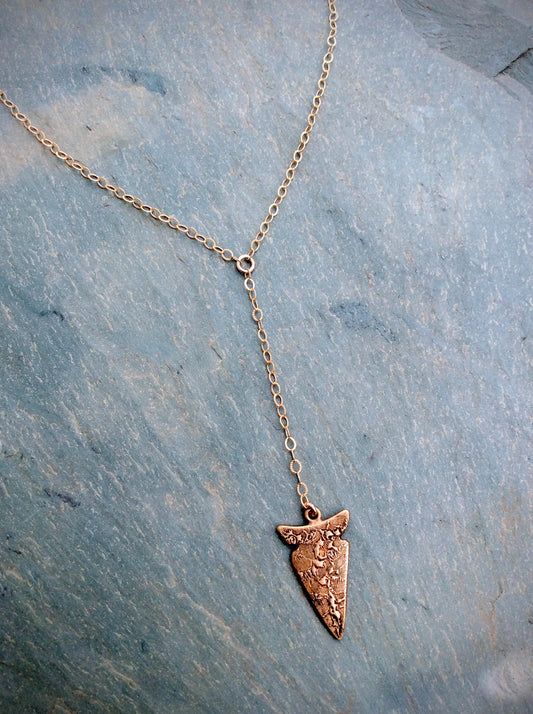Arrowhead Lariat Necklace