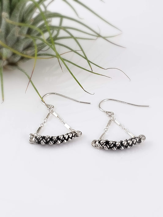 Succulent Pod Chandelier Earrings