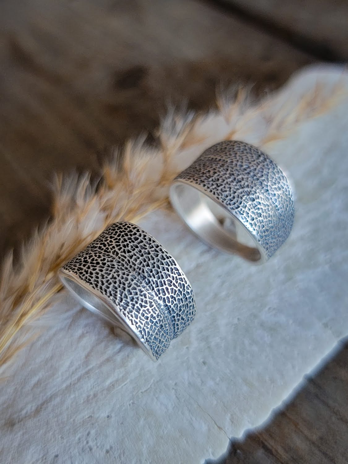 Sage Leaf Saddle Ring