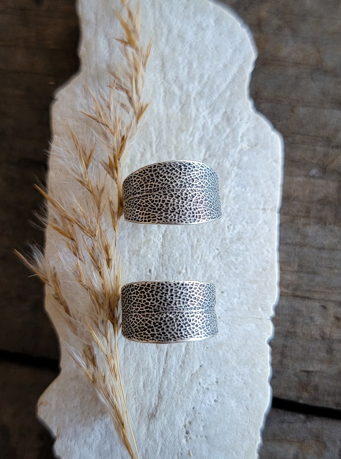 Sage Leaf Saddle Ring