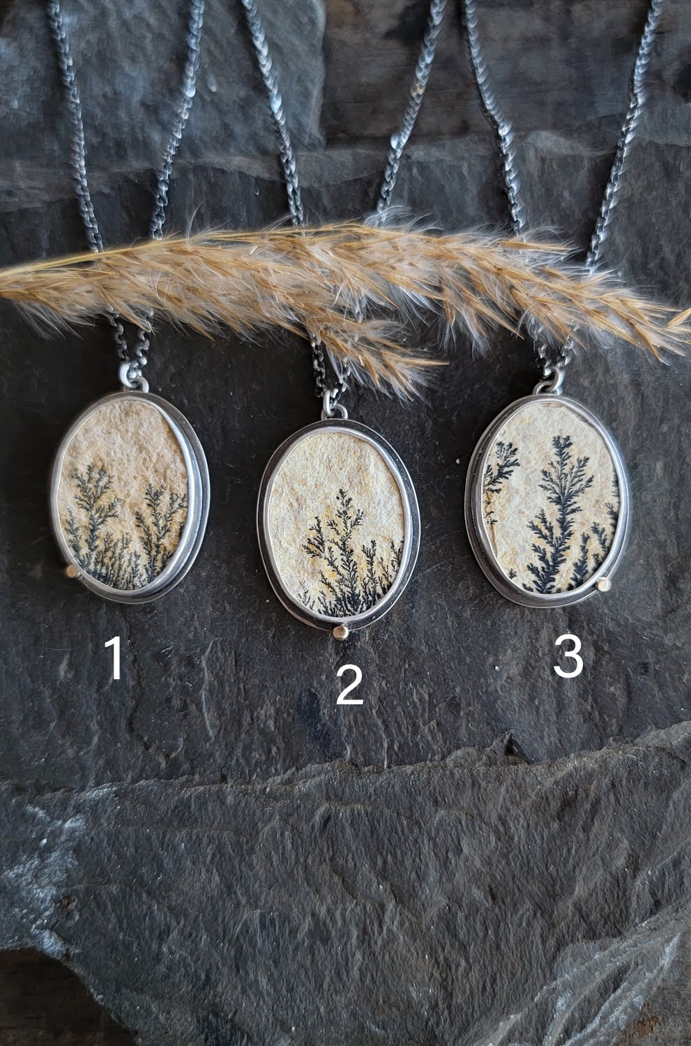 Dendritic Limestone Necklace