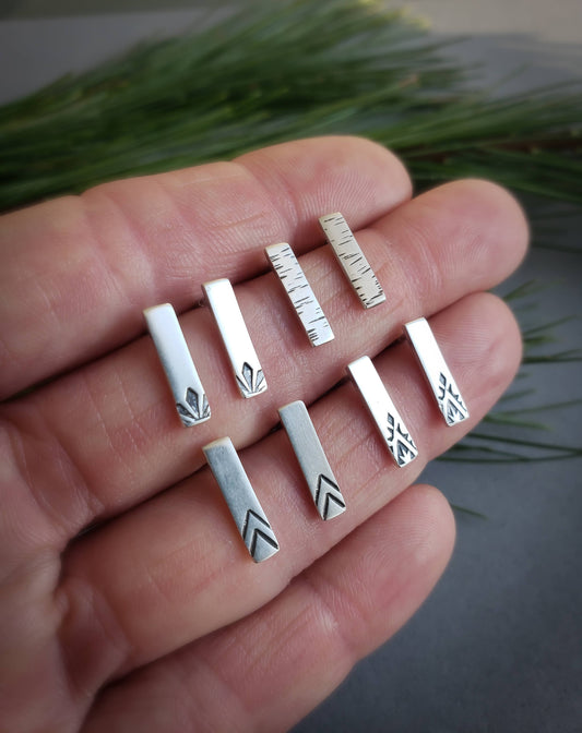 Bar Stud Earrings